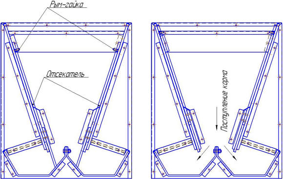 Бункерная кормушка для свиней чертежи